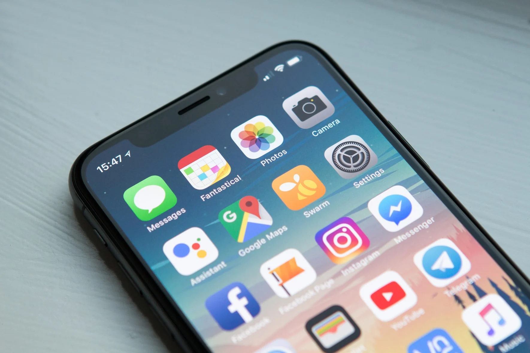 Apple iphone app menu