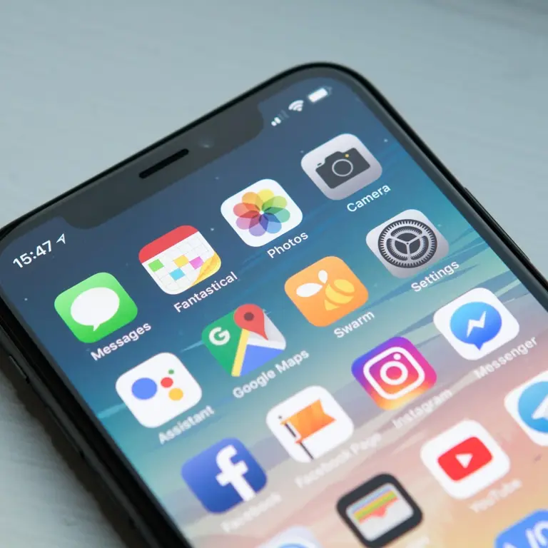 Apple iphone app menu