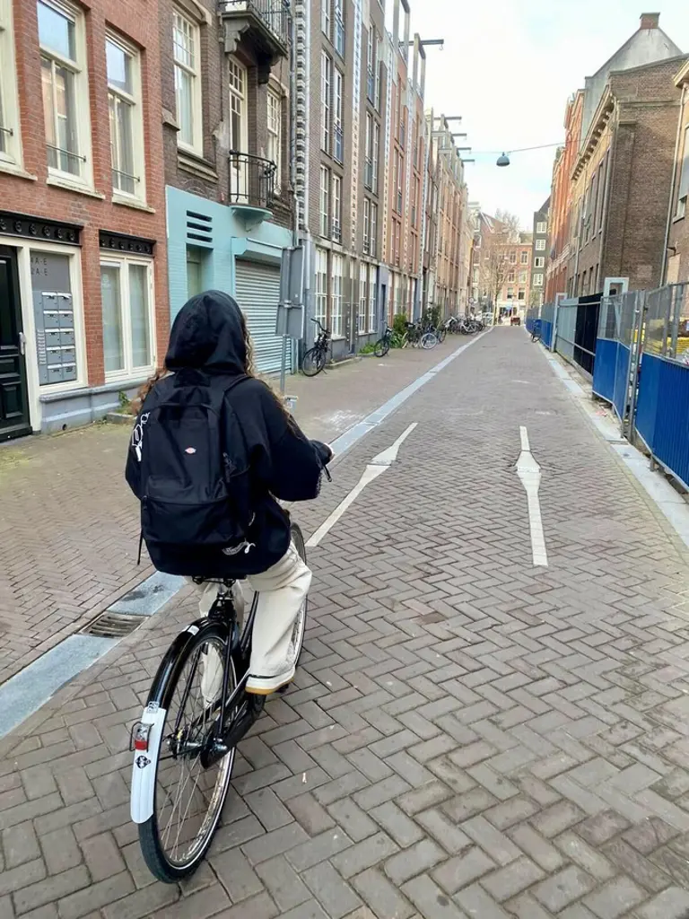 Alex riding bike