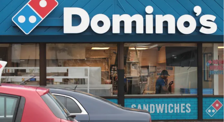 Dominos pizza restaurant