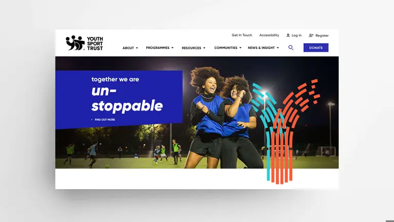 Youth sport trust website homepage