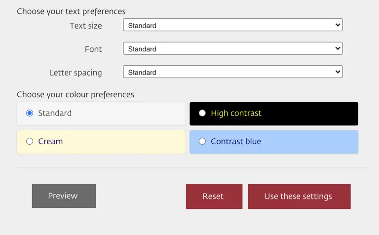 Manchester council accessibility options