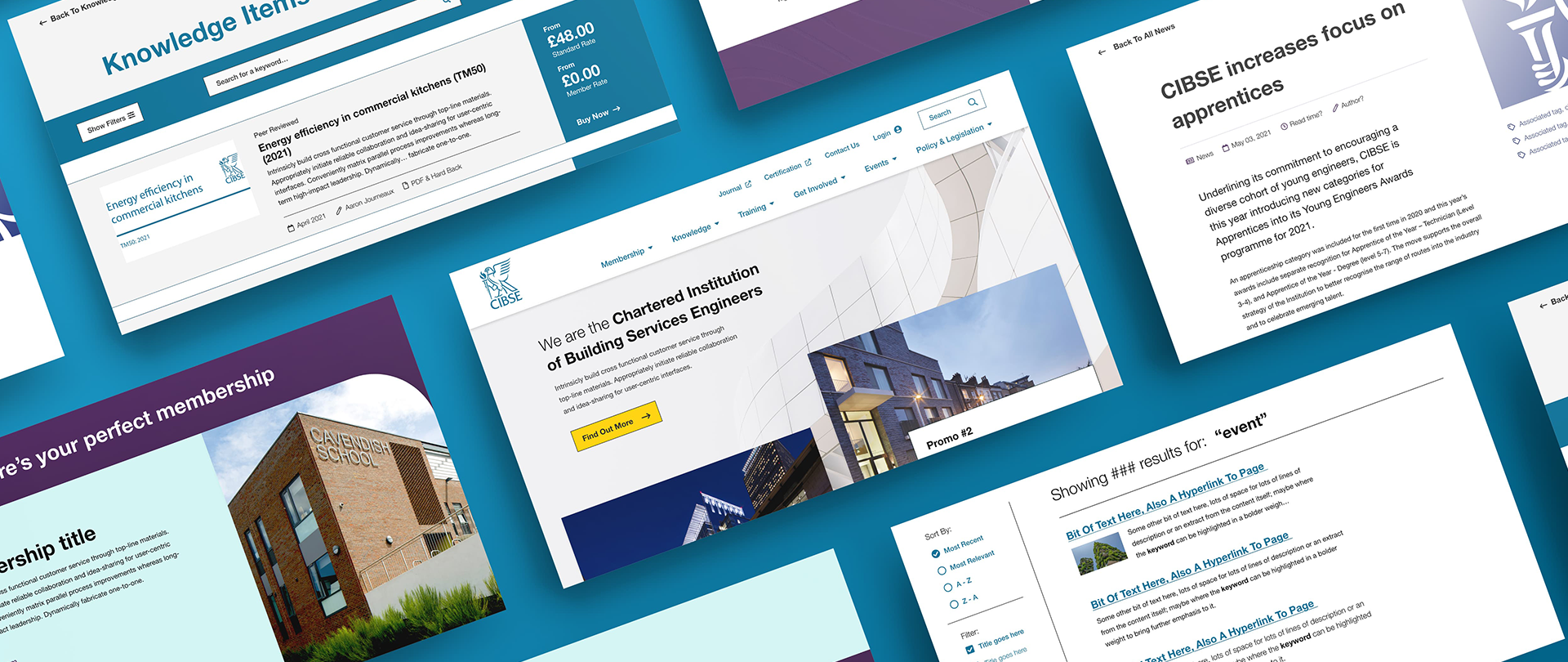 cibse website panels