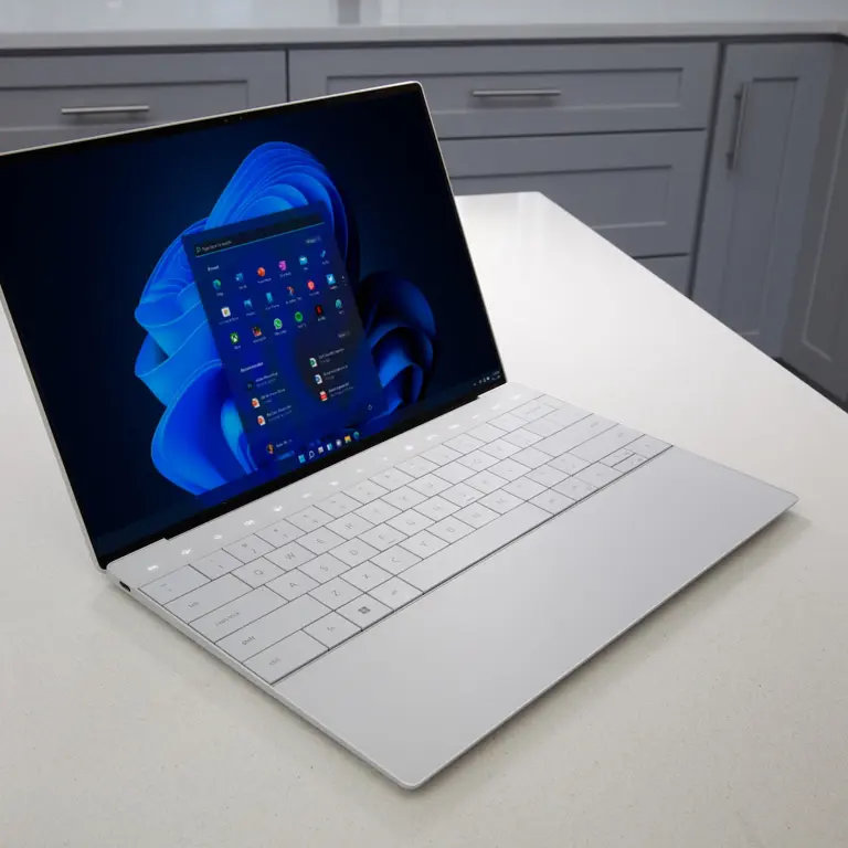 laptop on desk
