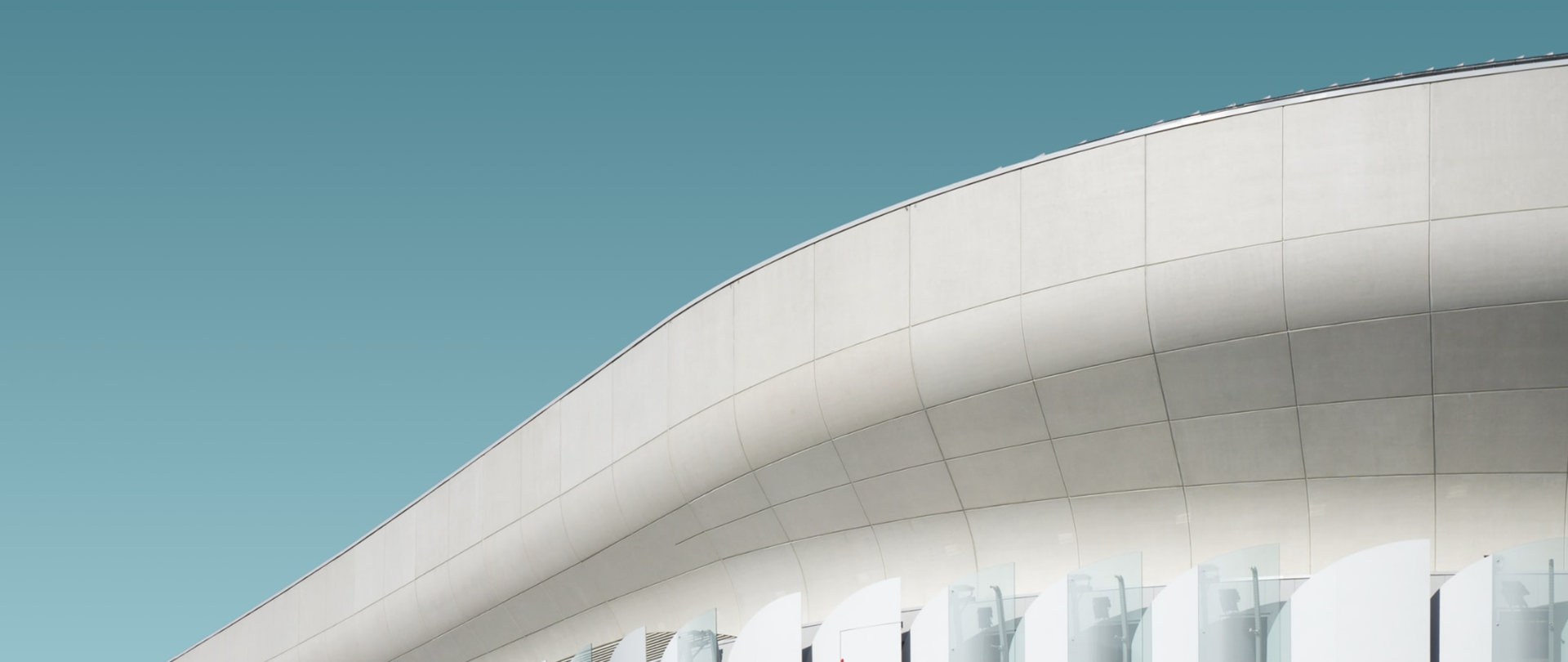 abstract sweeping roofline