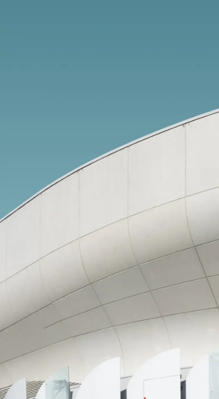 abstract sweeping roofline