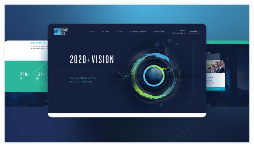 BVCA summit website homepage