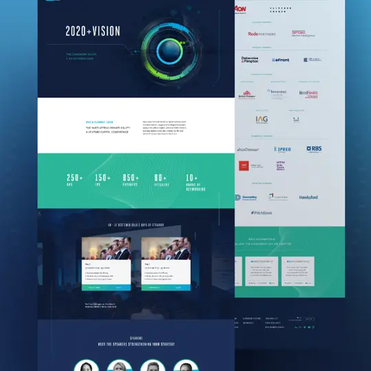 BVCA summit website homepage