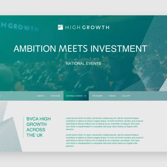 BVCA high growth web page