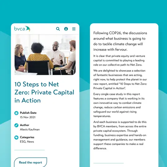 article displayed on the mobile version of the site