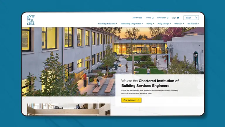 the cibse hompage