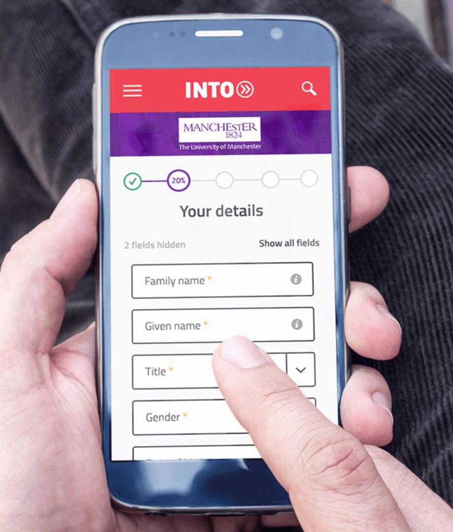 INTO registration form
