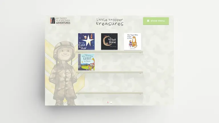 A selection of the stories available on the app