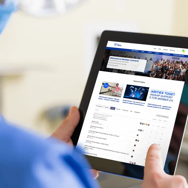 Nhsct Cantarus - NHS Charities Together Online Community Case Study | Cantarus