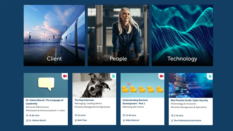 menu page for professional alternative