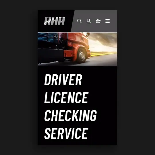 Road Haulage Association driver licence checking service